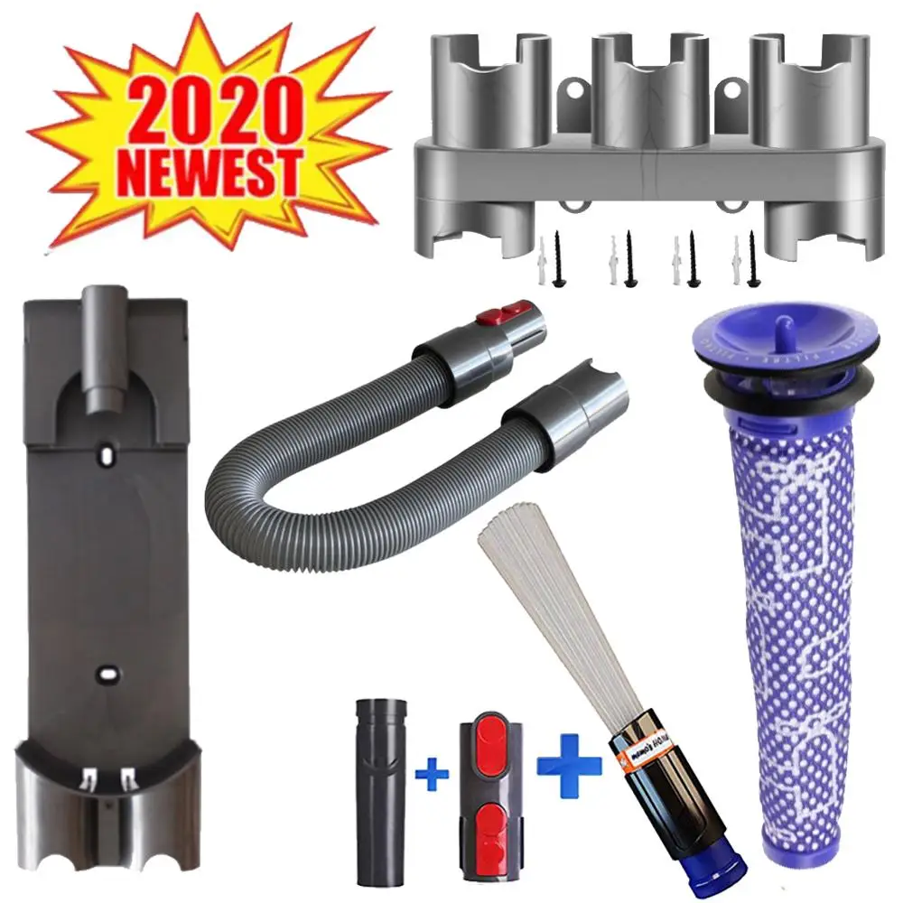 Cleaning Tool Brush tube Adaptor filter Hepa hanger Set for Dyson V7 V8 V10 V11 V6 DC35 DC61 DC62 Vacuum Cleaner Dust Daddy Tool