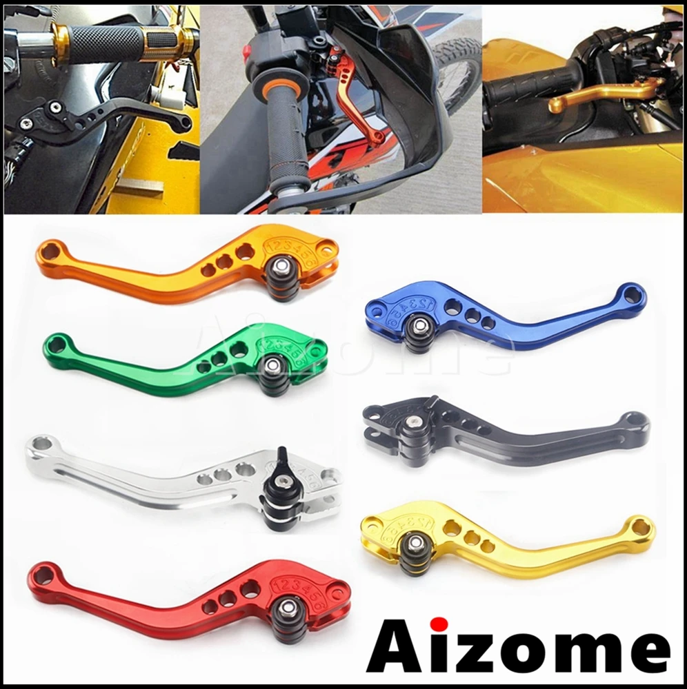 7Colors Motorcycle Handlebar Clutch Brake Levers For Honda CB300R CB500F CBR600RR CB650R CB1000R Kawsaki Suzuki Yamah Ducati BMW