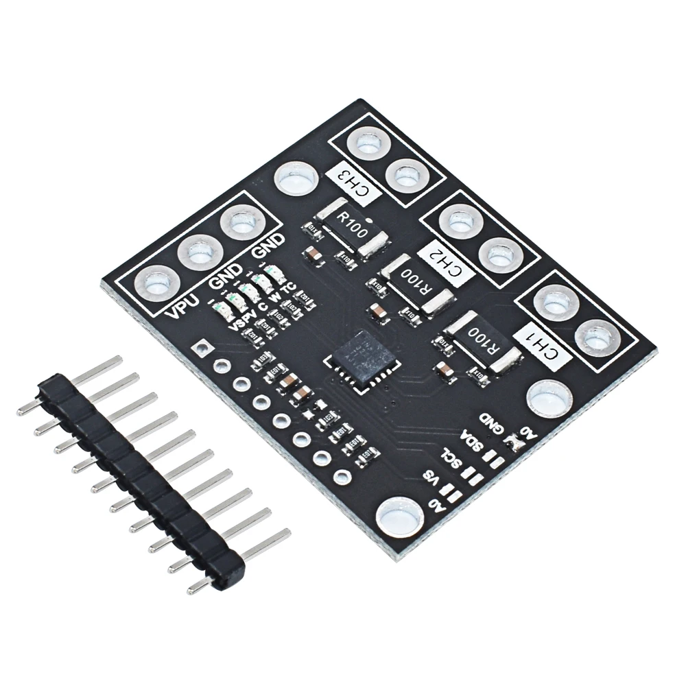 INA3221 Triple-Channel Module, High-Side Measurement, Shunt and Bus Voltage Monitor with I 2C- and SMBUS-Compatible Interface