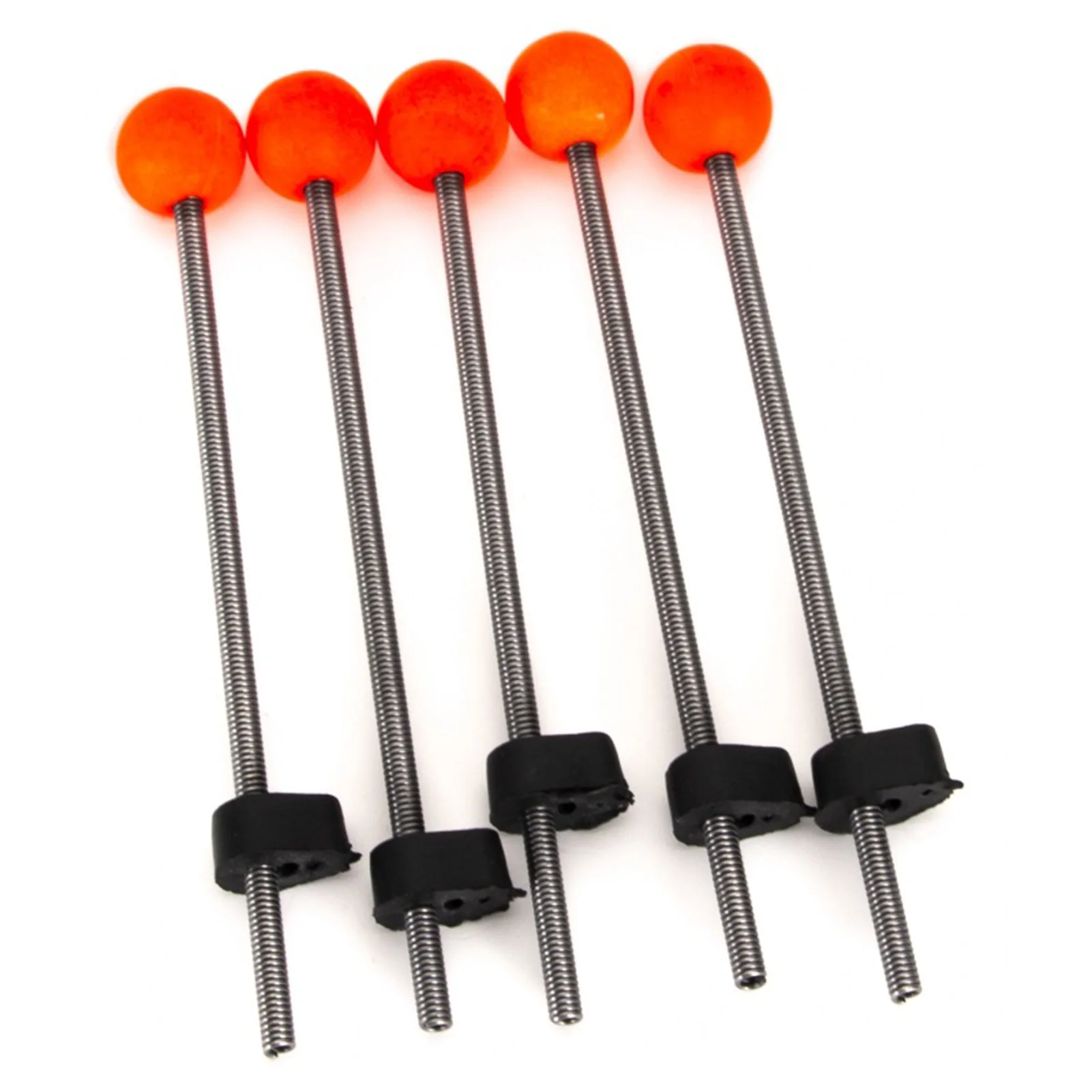 5Pcs Portable Winter Outdoor Fishing Red Ball Spring for Boat Sea Ice Fishing Rod Tools Tackle Accessories Equipment