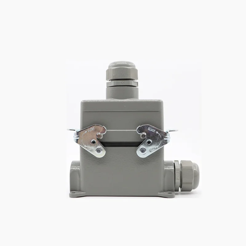 He-032 Heavy Duty Connector 32 Core Rectangular Butt Type Waterproof Socket Connector for Aerospace Industry 16A