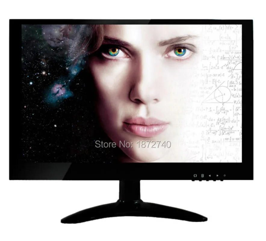 10.1'' LCD Monitor HD Input Industry Equipment Iron Shell BNC HDMI VGA AV