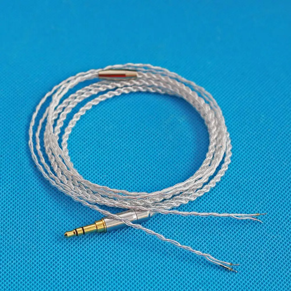 لتقوم بها بنفسك الفضة مطلي سماعة سلك لا تأثير التسمع