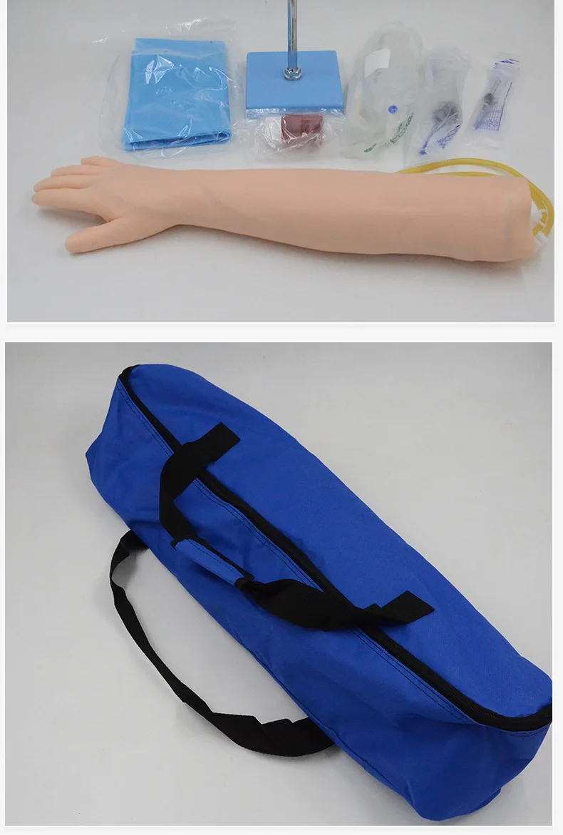 1:1 نموذج تدريب على الوريد للذراع البشري بالحجم الطبيعي، رسم الدم