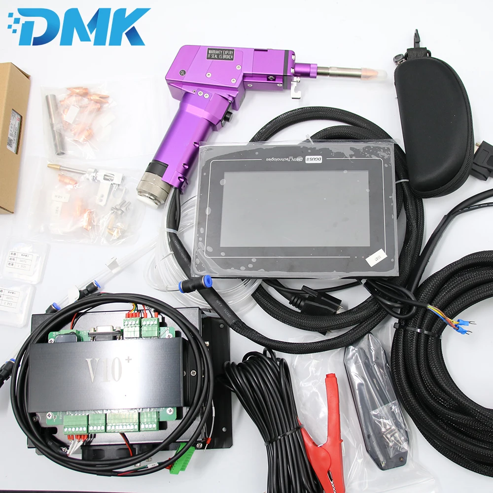 Qilin V10 Fiber Laser Soldering Gun Double Wobbles Hand Hold Welding Gun Lazer Welding Machine