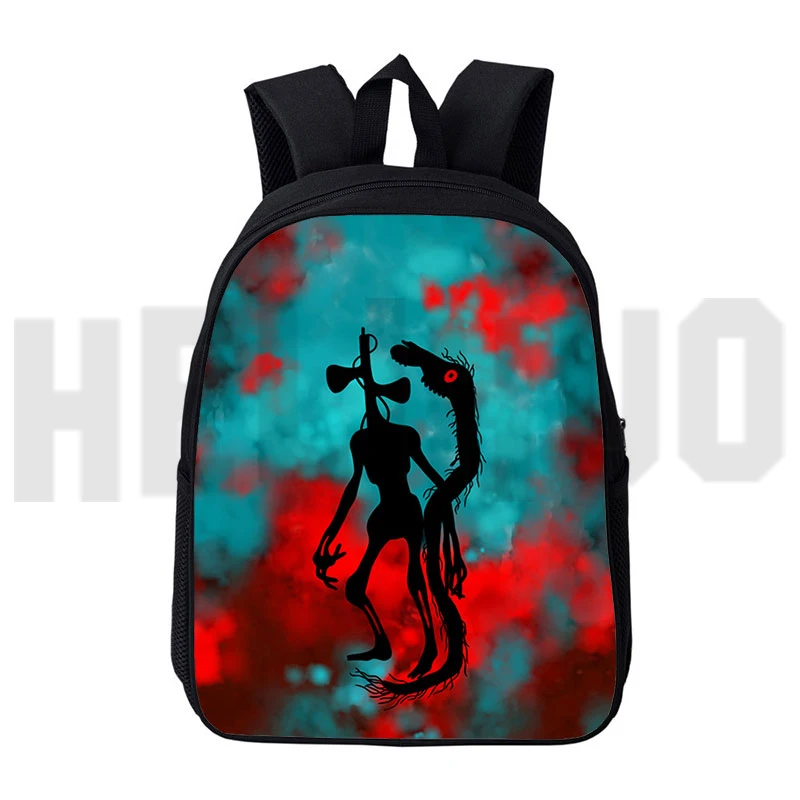 3D Siren Head Backpacks Women Kawaii Rucksack Cute Bagpack Funny Bookbags Boys Girls School Bags Kindergarten School Travelbag