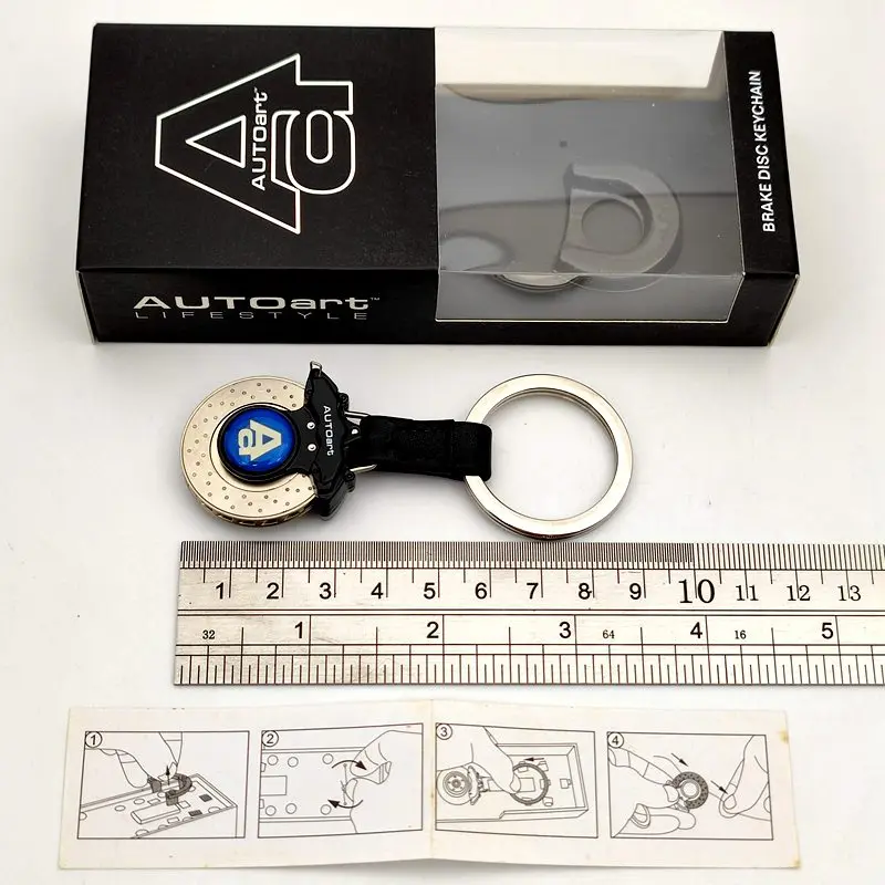 Autoart Lifestyle Keyring Keychain 1:6 Brake Disc / 1:87 Models car / 1:18 Wheel Diecast Collection Gift