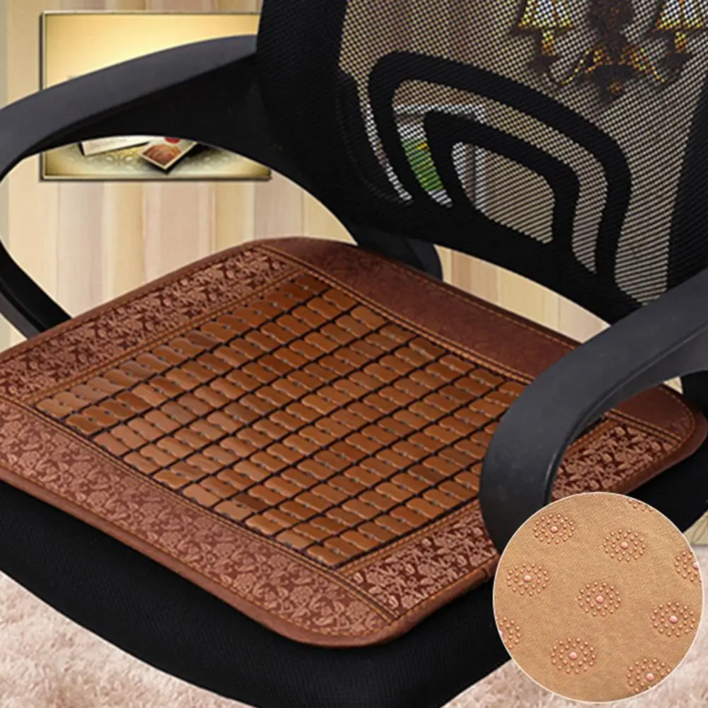 Universal Summer Mat Seat Office Computer Chair Breathable Bamboo Seat Cushion Car Mat Seat Cushion Cool Mat Cushion Seat Decor