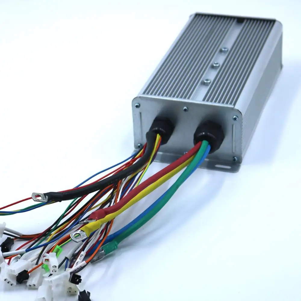 GREENTIME 24 MOSFET 48-72V 3000W 80Amax BLDC motor controller, EV brushless speed controller, sensor&sensorless