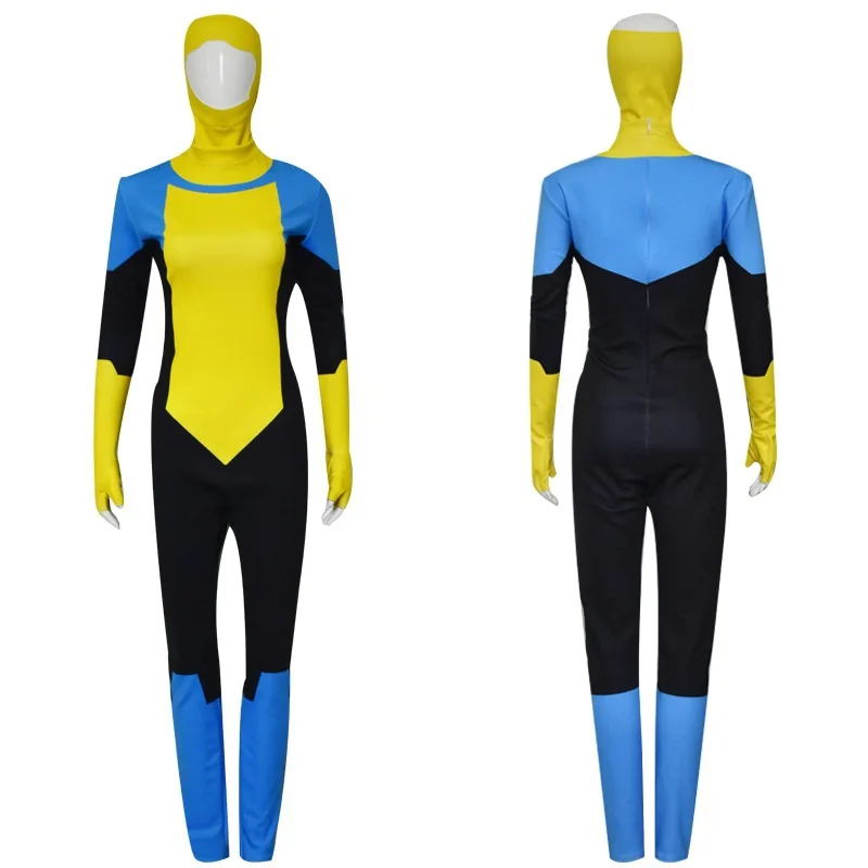 

NEW Anime Invincible Mark Grayson Cosplay Costume Men Jumpsuit Bodysuit Halloween Carnival Party Hero Superboy Suit Male Zentai