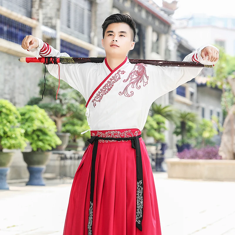 Robe Hanfu traditionnelle chinoise, vêtements de princesse de la dynastie Tang, élégants, tenue équestre pour Couple CP, Costume de danse ancienne