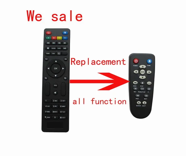 

Remote Control For Western Digital WDBABZ0010BBK WDTV003RNN WDBHG70000NBK WDBHG70000NBK-01 WDBGT0000NBK WD Mini TV Live Player