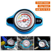 0.9Bar 1.1Bar 1.3 Bar Big or Small Head Thermost Radiator Cap Cover Water Temperature Gauge Cover