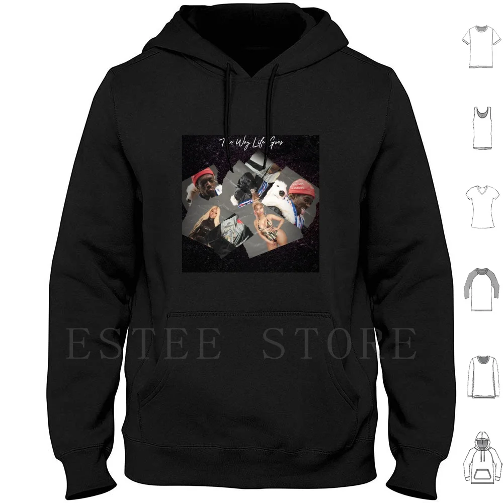 Lil Uzi The Way Life Goes Poster Hoodie Long Sleeve Call Me By Your Name 2014 Forest Hills Drive J Cole Blond Flower Boy