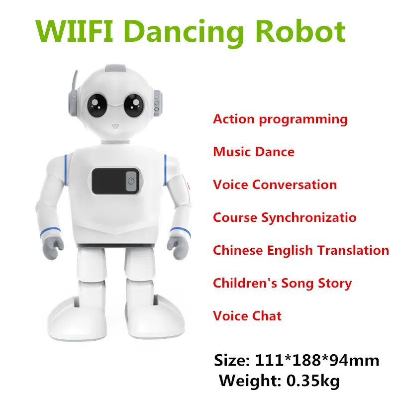 2022 New Smart Robot  WiFi aPP Control  Programmable Robot for 4 5 6 7 8 9 Years Old Kids Boys and Girls