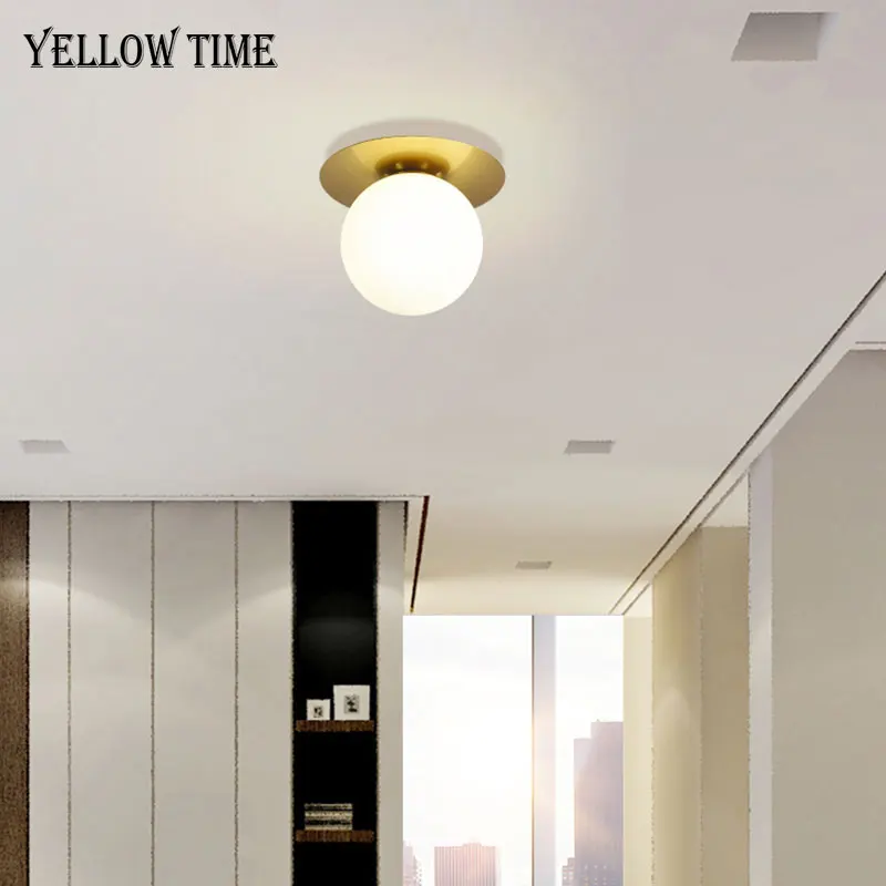 E27 Modern LED Ceiling Lamp For Living Room Chandeliers Glass Lustre Corridor Bedroom Dining Room Kitchen Hallway Decor Fixtures