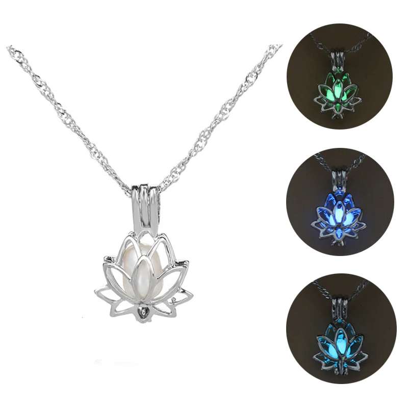 In The Dark shine Luminous Pendant Necklace 3 color sunflower pattern Luminous Pendant Necklace Jewelry women Halloween Gifts