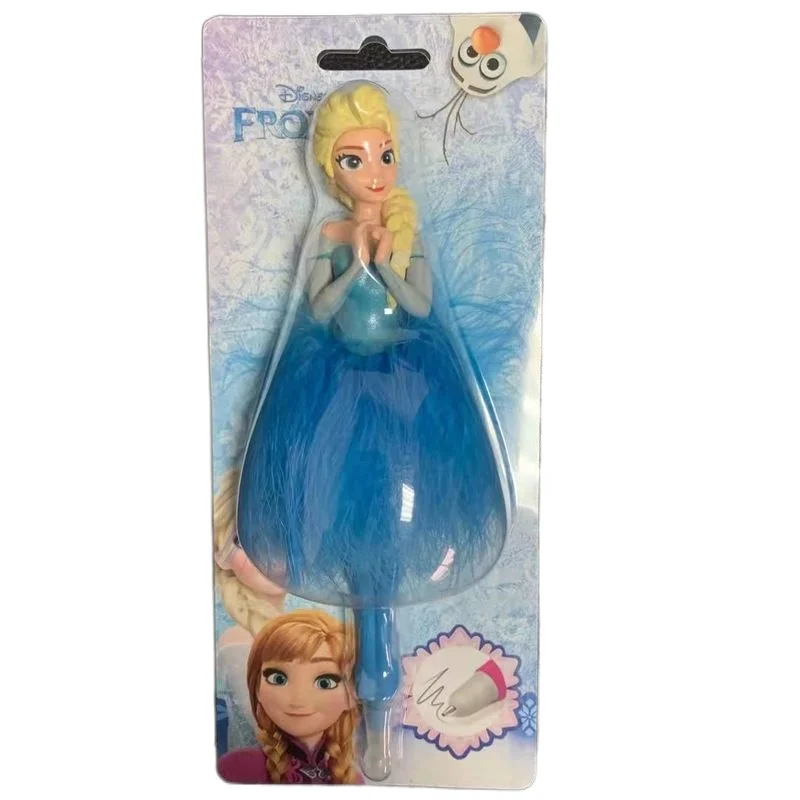 Imagem -06 - Disney Princesa Bella Elsa Anna Cinderela Caneta de Luxo Aurora dos Desenhos Animados Estéreo Pena Rollerball Bonito Novidade Canetas 0.5 mm Presente