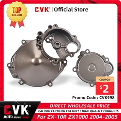 CVK Engine Cover Motor Stator Cover CrankCase Generator Coil Side Shell Gasket For KAWASAKI ZX-10R ZX10R ZX 10R ZX1000 2004 2005