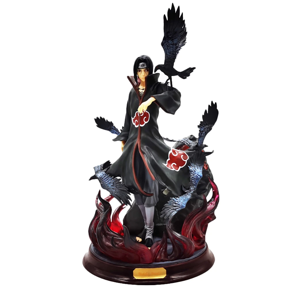 Naruto Shippuden Action Figure Animal Figurine Sasuke Kakashi Akatsuki Pain Uchiha Itachi GK Figma Statue Toy Doll Gift For Kids