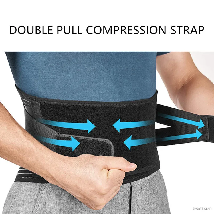 Doppel Zurückziehen Lenden Unterstützung Gürtel Taille Orthopädische Korsett Männer Frauen Wirbelsäule Dekompression Taille Trainer Brace Zurück Schmerzen Relief – Detail 3