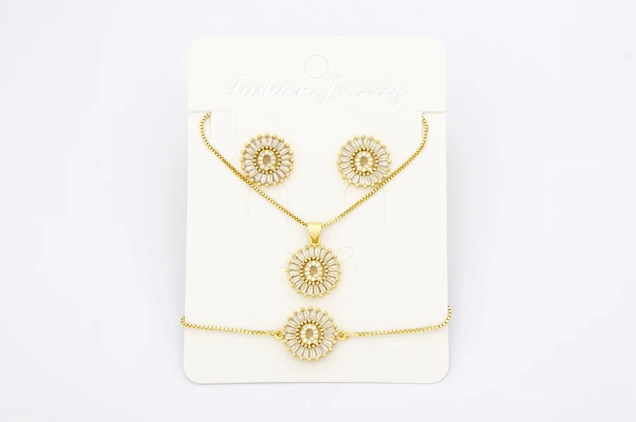 Nidin Heißer 26 Buchstaben Schmuck Sets Halskette + Ohrringe + Armband Für Frauen Initial Alphabet Charme Kupfer Zirkon Party hochzeit Geschenk – Detail 10