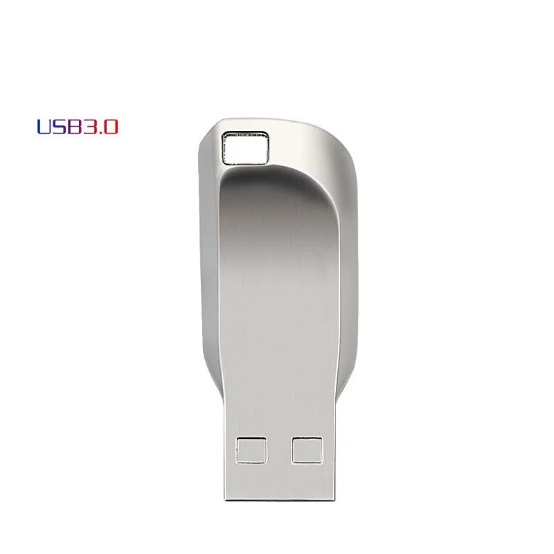 Usb3.0 Flash 32GB 16GB 8GB 128GB Pen Drive Flashdisk Logam Perak U Disk Memoria Cel Usb tongkat