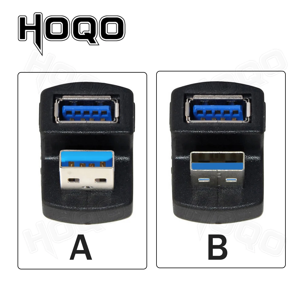 USB Extension Left Right Angle USB 3.0 Male to Female Adapter Connector Short USB Extension Cable Extender Cord Drop shipping