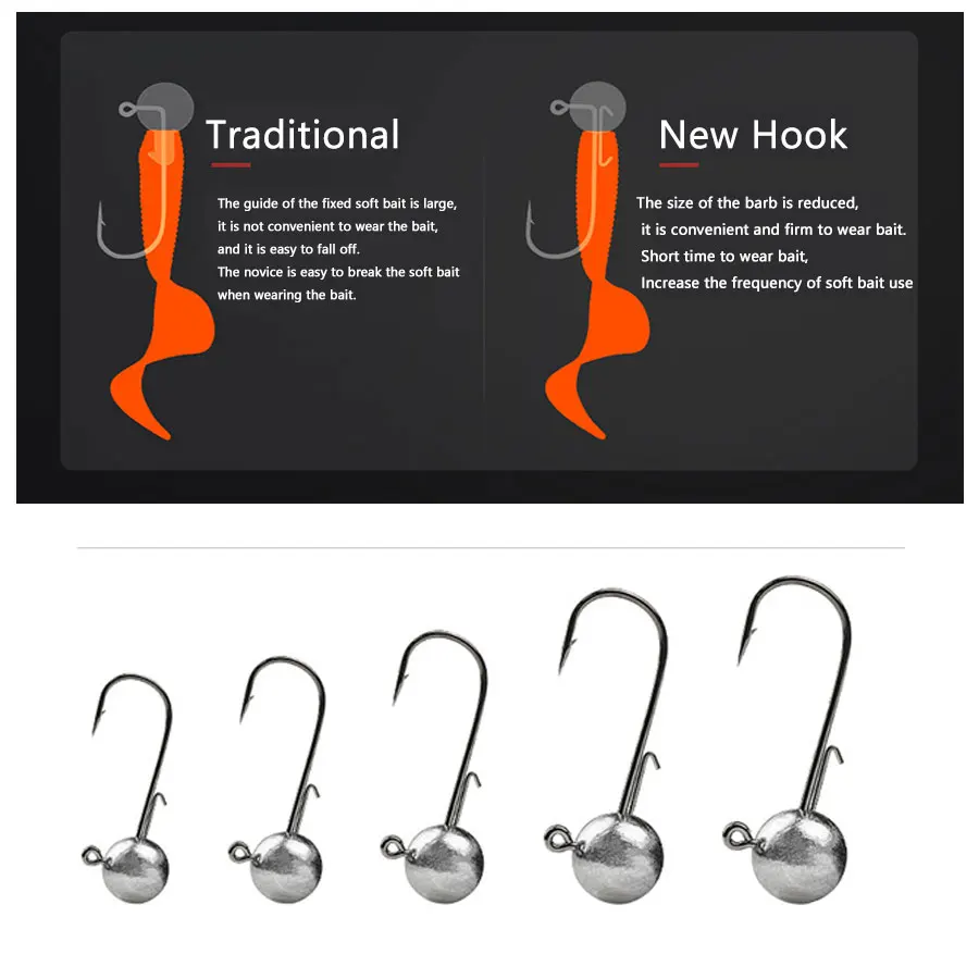 Round Ball Jig Hooks 3