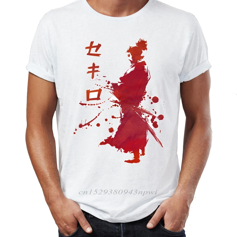 Men's T Shirt Sekiro The One Armed Wolf Awesome Artwork Printed Mens Tshirt Hip Hop Streetwear New Arrival Male Clothes