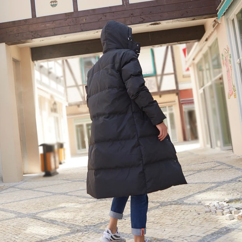 Duck Boollili Long Down Jacket Men Winter Coat Plus Size Warm Puffer Jacket Men Korean Overcoat Parka Doudoune Homme