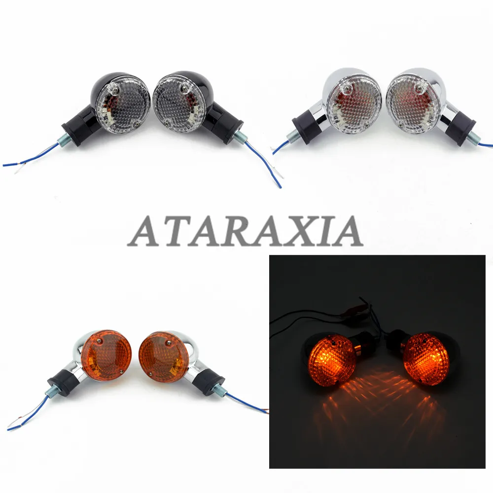 

Motorcycle Turn Signal Light Retro Bullet Indicator Lamp Bulb Cafe Racer Blinker For Yamaha Bolt XV950 R/C Spec 2014-2018 2017