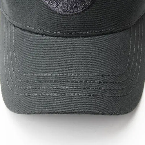 Imagen 2 del producto Gorra de béisbol de gran tamaño para hombre, 5 paneles, 100% algodón, cabeza de águila alta, gorra con cierre trasero, sombrero para papá, sombreros para exteriores, visera de camionero