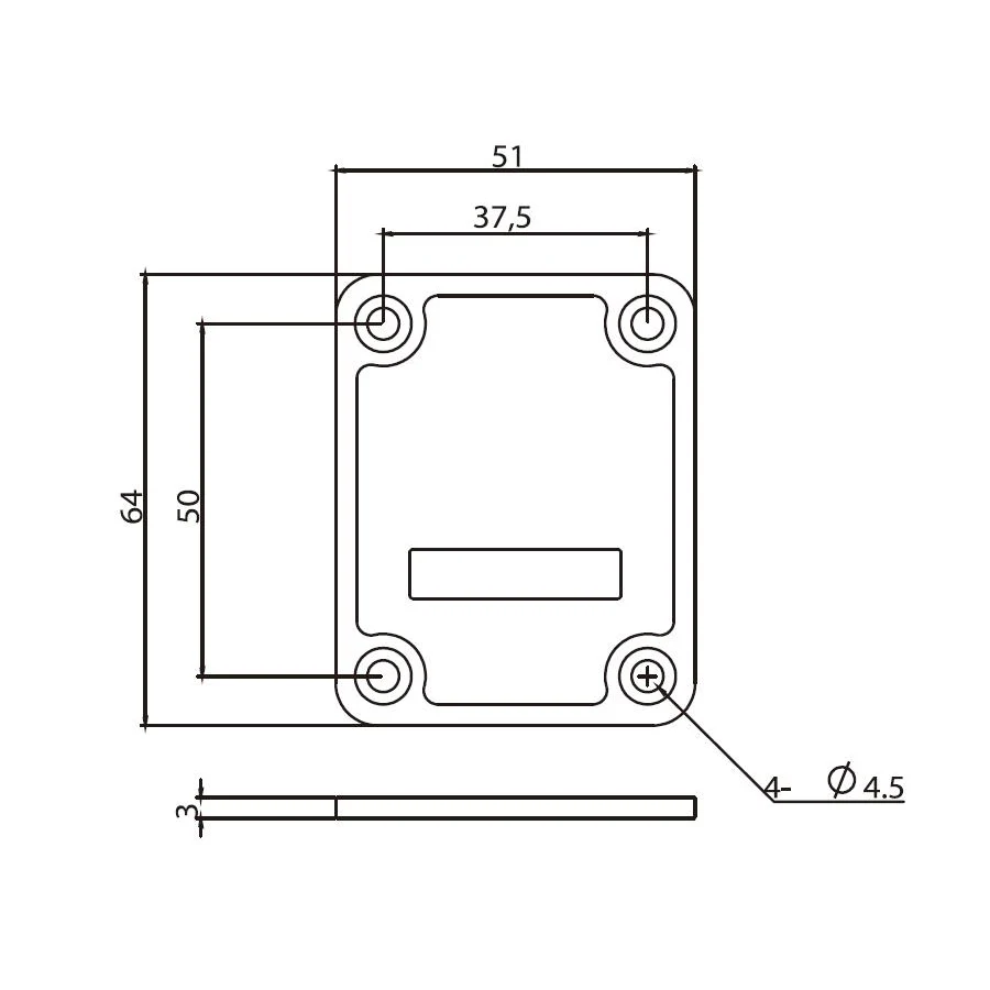 Guitar NECK PLATE Random Serial Number