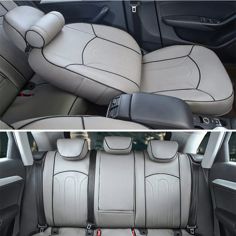 CARTAILOR Quality Cover Seats for Audi A1 Accessories for Car Cushions Automobiles Seat Covers PU Leather Seat Support 10PCS/Set