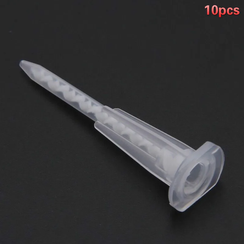 10 pz AB colla statica bocca ugelli di miscelazione tubo resina colla adesivo miscelatore tubo strumenti per pistole per calafataggio AB pistola per colla