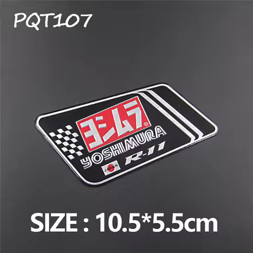 Motorcycle Exhaust Pipes Decal Sticker Aluminium 3D Heat-resistant Muffler Decals Sticker For Yoshimura Honda Yamaha Suzuki BMW - Image 14