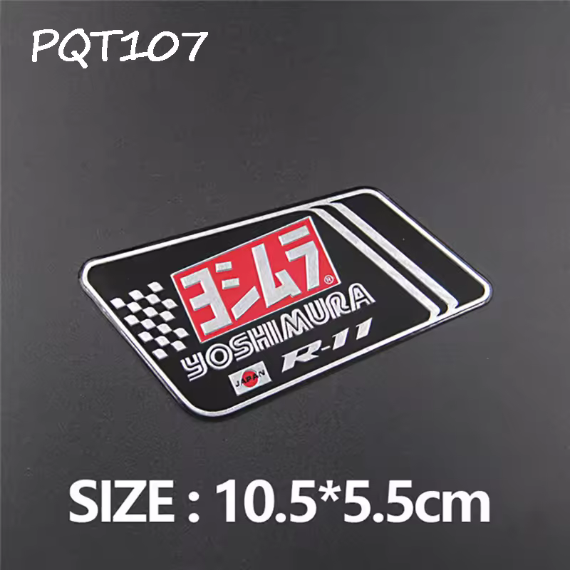 Motorcycle Exhaust Pipes Decal Sticker Aluminium 3D Heat-resistant Muffler Decals Sticker For Yoshimura Honda Yamaha Suzuki BMW - Image 14