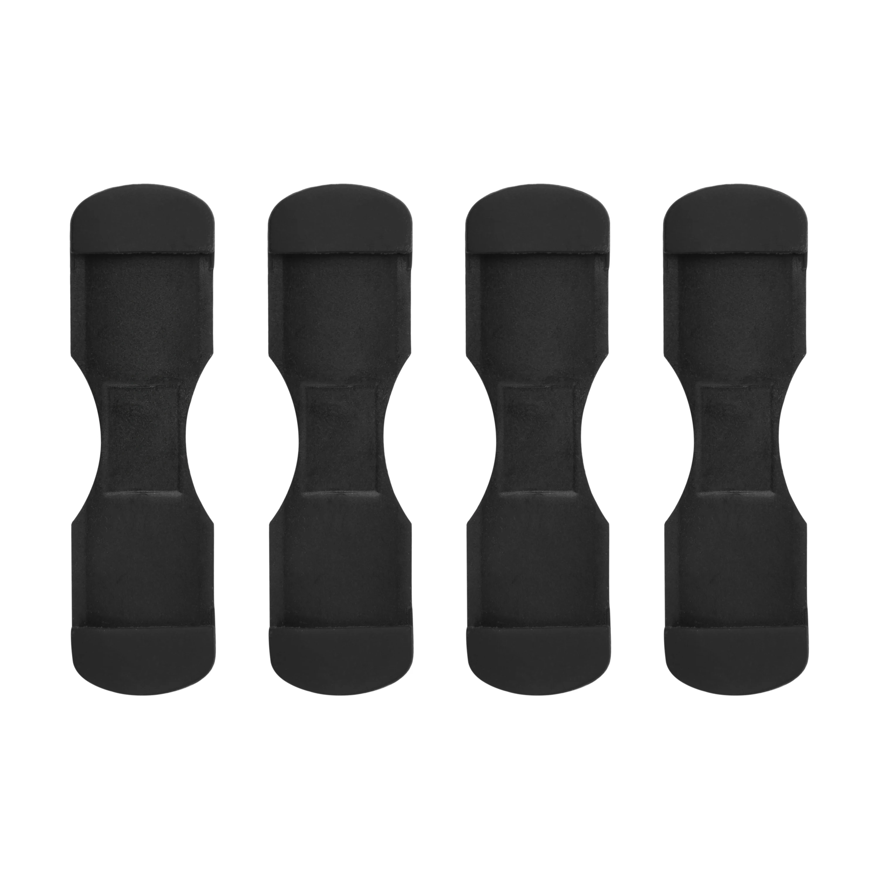 6pcs Black Rubber Fishing Reel Base Protection Mat Pad Elastic Fishinng Reel Covers For All Fishing Reels Protection