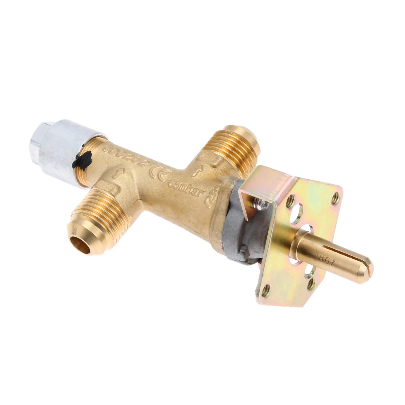 

Safety Valve for Fire Pit Control with 3/8 Inch NPT Inlet and Outlet Corrugated