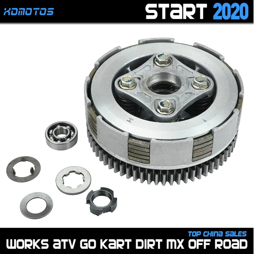 140cc Motorcycle Manual Clutch Assembly kit For 55mm Bore lifan 140 LF140 1P55FMJ Horizontal Kick Starter Engine Dirt Pit Bike