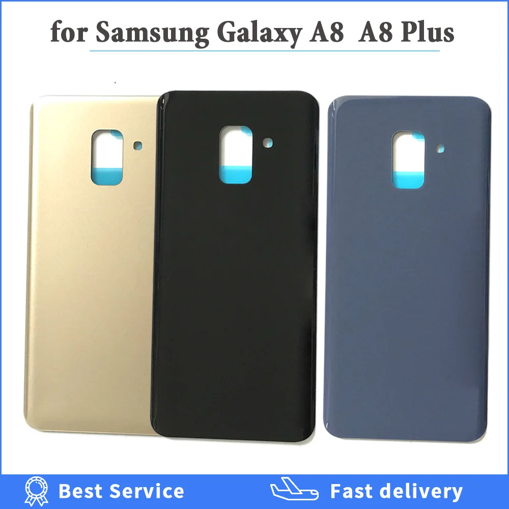 Rear Panel Battery Back Door Cover For Samsung Galaxy A8 A530 A530F 2018 A8 Plus 2018 A730 A730F Back Door Housing Housing Case