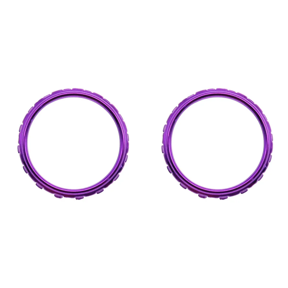 XOXNXEX 27 لون البلاستيك استبدال الملحقات لهجة خواتم لوحدة تحكم PS5