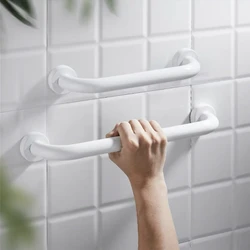 Pasamanos de aluminio sin barreras para baño, bañera de manija de refuerzo de seguridad para ancianos y niños, reposabrazos antideslizante, negro/blanco