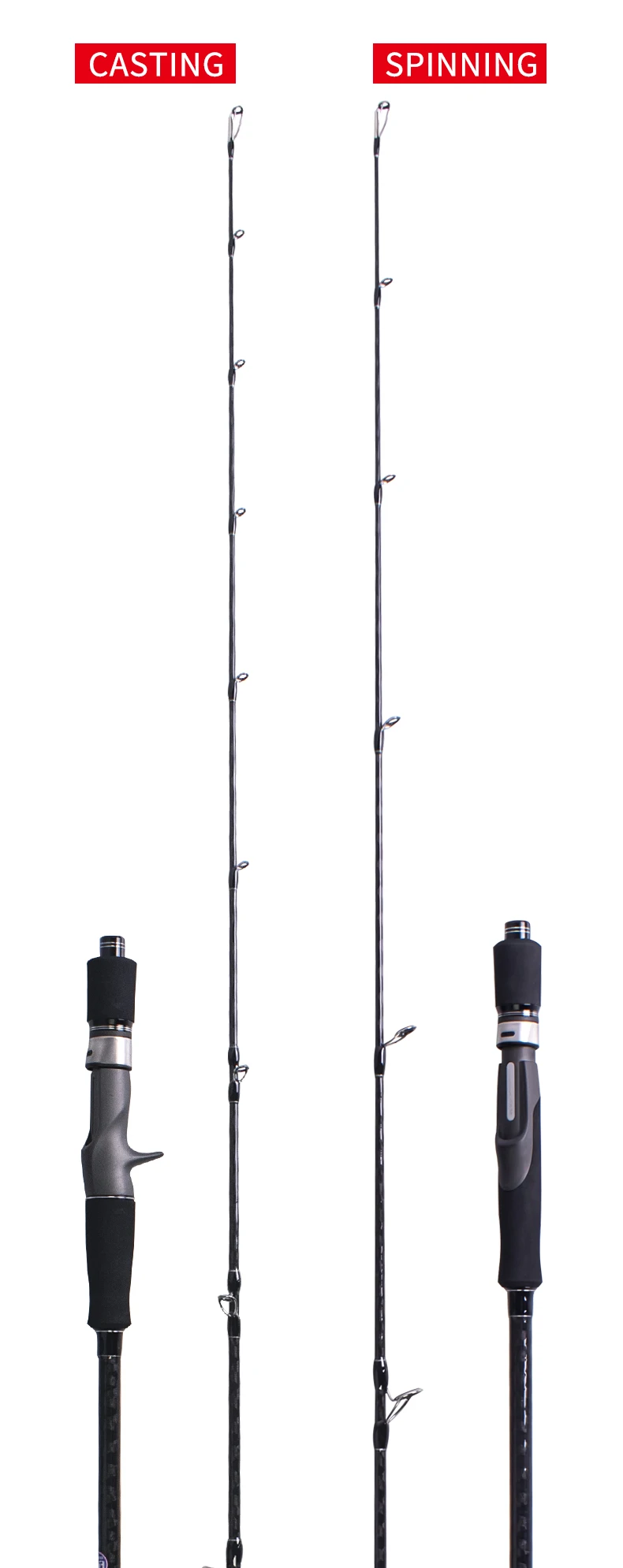 MADMOUSE Japan Full Fuji Parts Slow Jigging Rod 6'3 Jiggewicht 80-350G 15kg Spinn-/Casting-Bootsrute Salzwasser-Angelrute – Detail 10