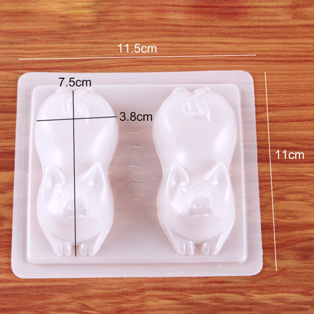 Pig Piggy Shape Pp Plastic Jelly Pudding Mold Rice Cake Ice Cube Bread Molds Diy Baking Accessories