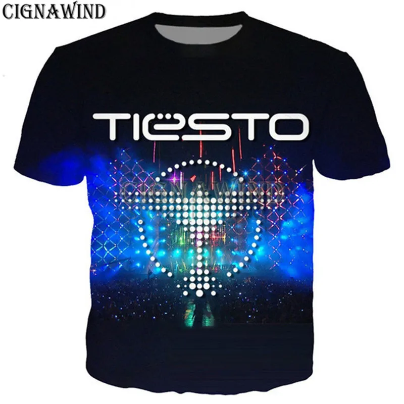 New arrival t shirt men/women hip hop Tiesto DJ/sound console 3D printed t-shirts casual Harajuku style tshirt streetwear tops