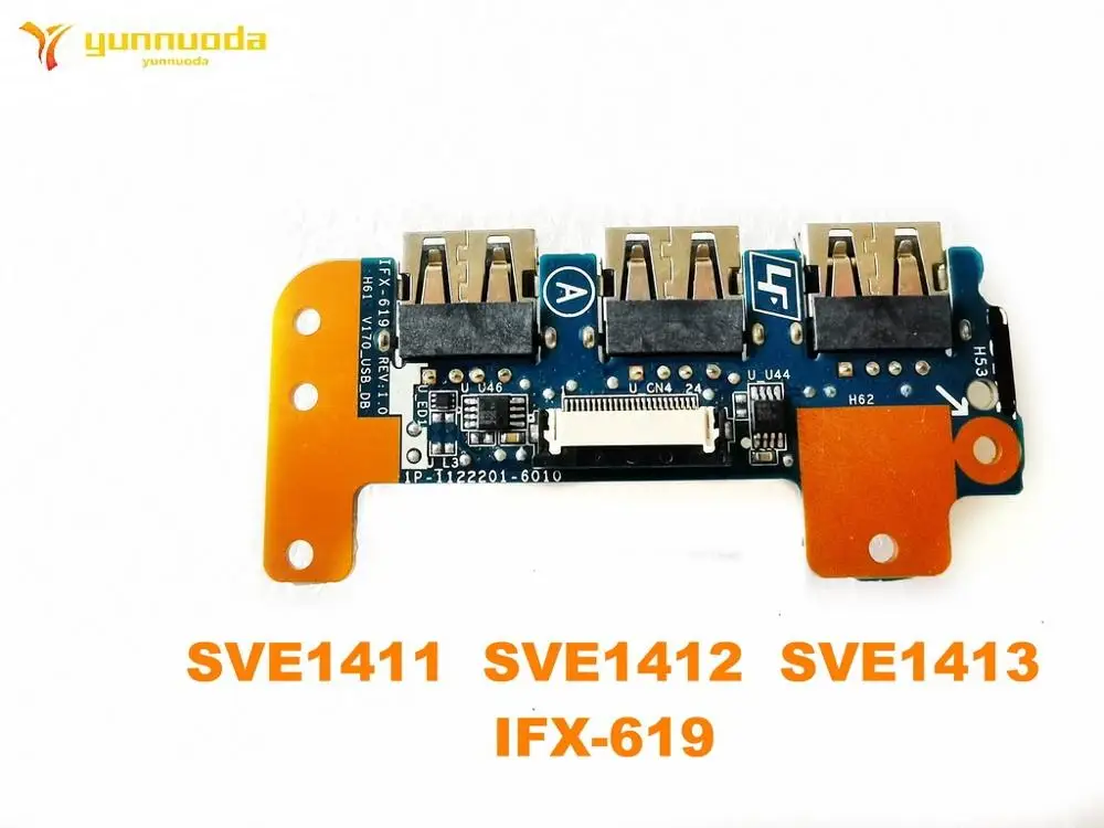 IFX-619 For SONY  SVE1411  SVE1412  SVE1413 USB board  Audio board  100%  tested good