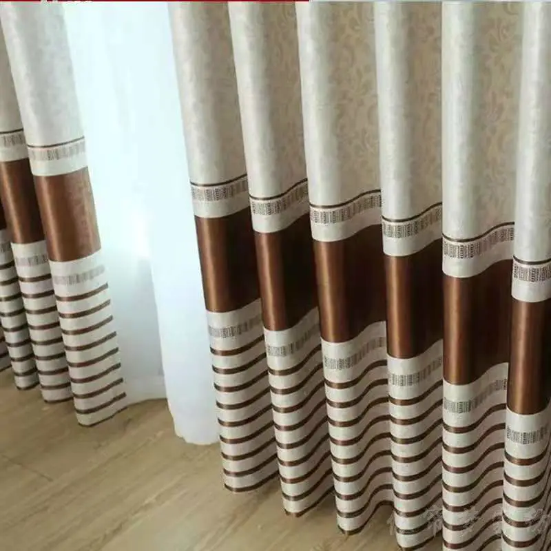 

Modern Double-sided Jacquard Blackout Curtains Thick Luxury Curtains for Living Room Bedroom Cheap Price European Curtains