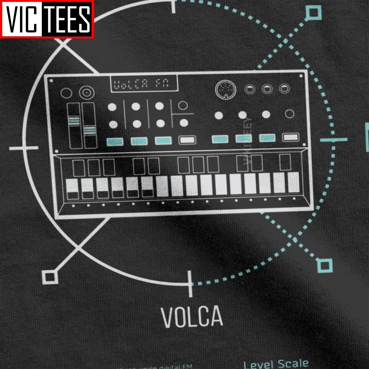 Men Volca FM Round Korg Volca T Shirt Synthesizer Music Synth Electro Modular Techno Cotton Winter Tshirt